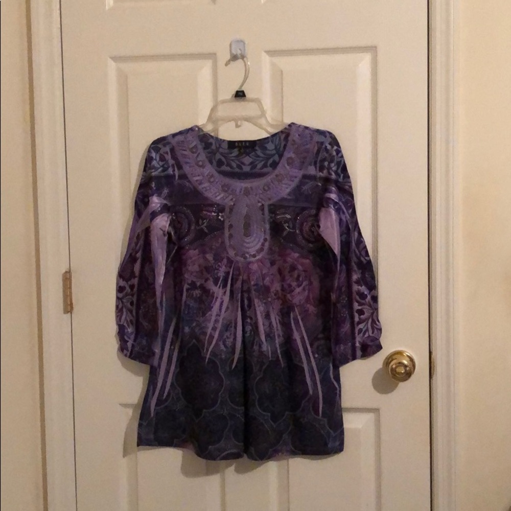 BLEU purple tunic